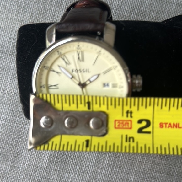 Fossil Rhett BQ1016 Men's Watch-Brown Leather Band- EUC - Picture 5 of 13